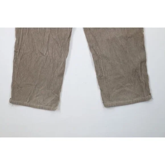 Vtg 90s Levis SilverTab Mens 32x30 Distressed Baggy Wide Leg Corduroy Pants USA